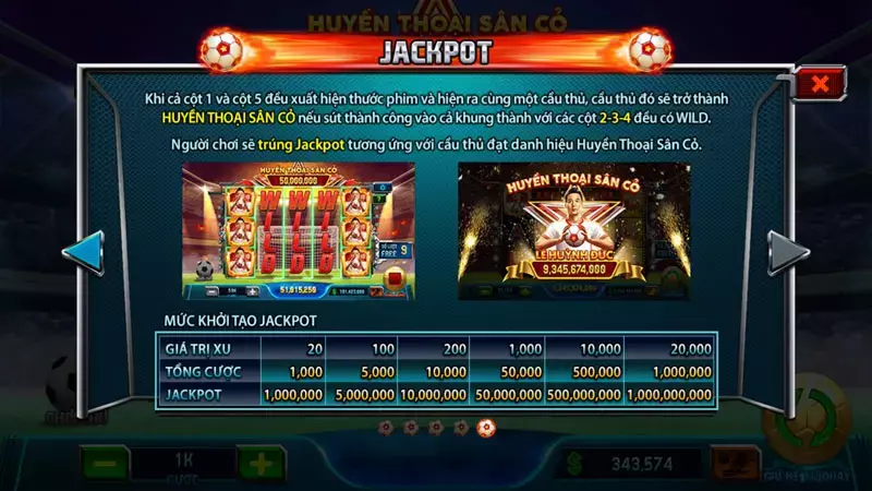 Chế độ jackpot là một điểm nhấn trong Vua Phá Lưới